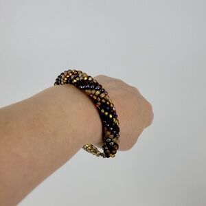 Gabriella Handmade Elegant Crochet Beaded Bracelet